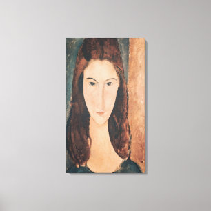 Portrait of a Young Girl Canvas Print