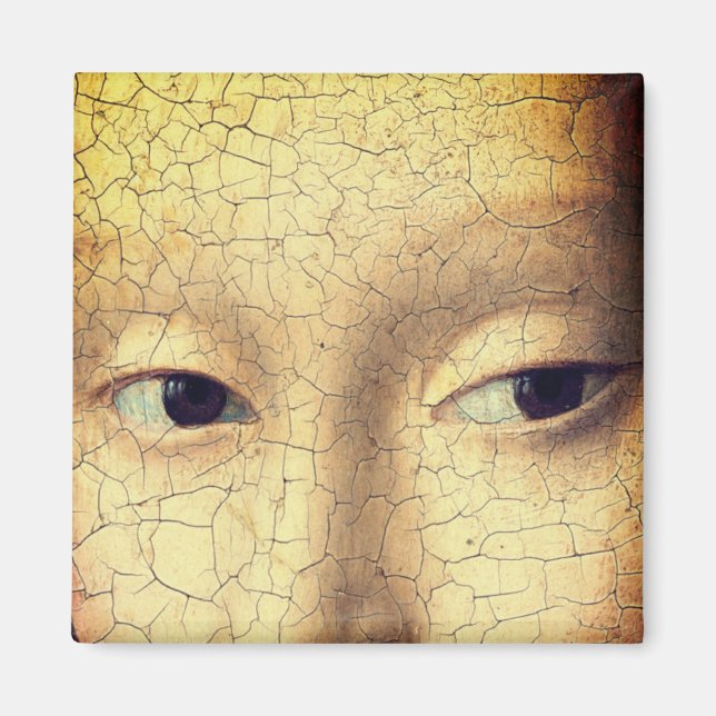 Portrait of a Young Girl (detail) Magnet (Front)