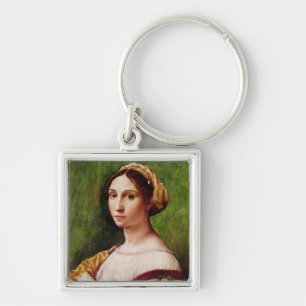 Portrait of a Young Girl Keychain