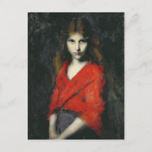 Portrait of a Young Girl, The Shiverer Postcard