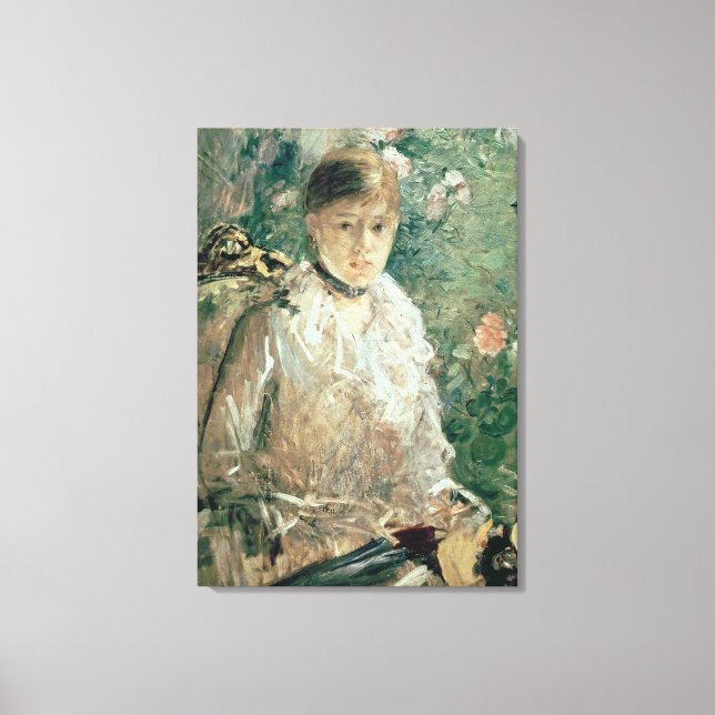 Portrait of a Young Lady Canvas Print (Front)