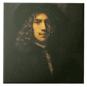Portrait of a Young Man, 1658 (oil on canvas) Tile