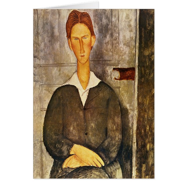 Portrait of a Young Man - Amedeo Modigliani (Front)
