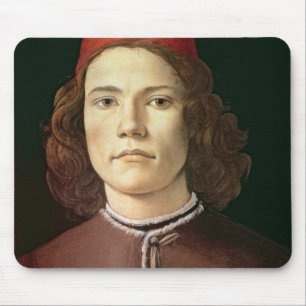 Portrait of a Young Man, c.1480-85 Mouse Pad