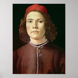 Portrait of a Young Man, c.1480-85 Poster