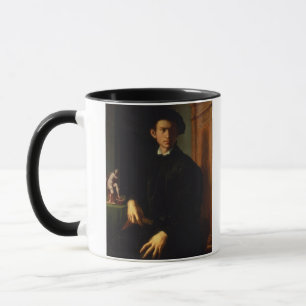 Portrait of a young man, c.1532-40 (oil on panel) mug