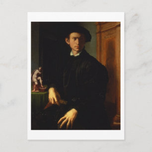 Portrait of a young man, c.1532-40 (oil on panel) postcard