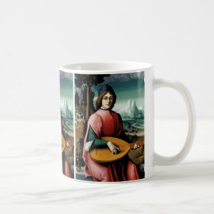 Portrait of a Young Man with a Lute Coffee Mug
