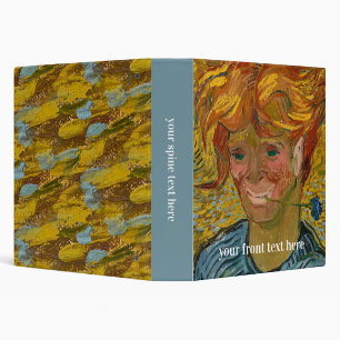Portrait of a Young Man with Cornflower, Van Gogh Binder