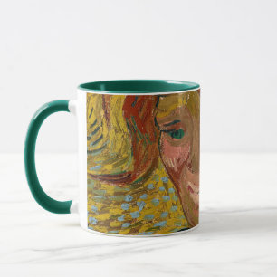 Portrait of a Young Man with Cornflower, Van Gogh Mug