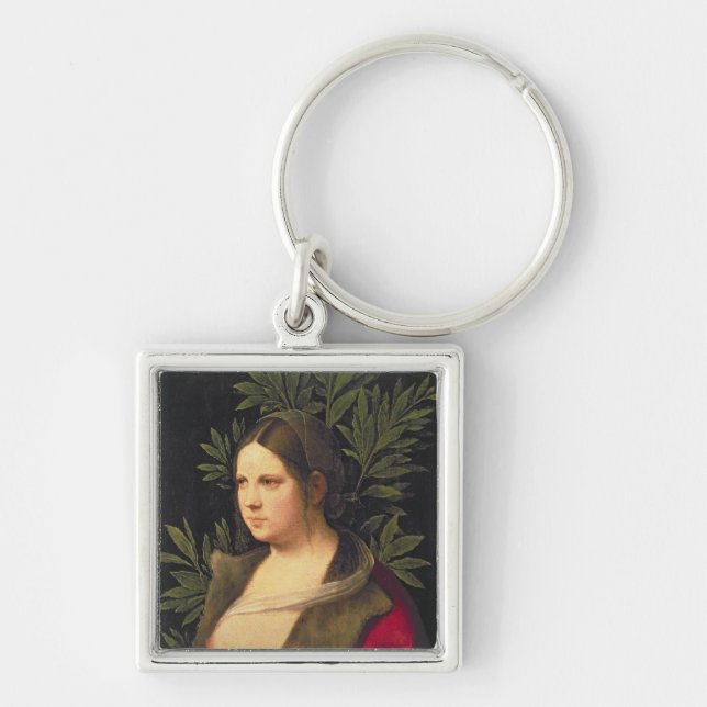 Portrait of a Young Woman , 1506 Keychain (Front)