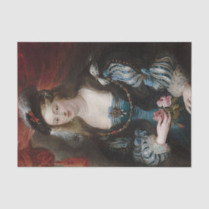 Portrait of a Young Woman by Peter Paul Rubens Tissue Paper