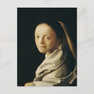 Portrait of a Young Woman, c.1663-65 Postcard