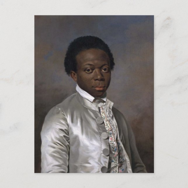 Portrait of a Youth in an Embroidered by Lemoine Postcard (Front)