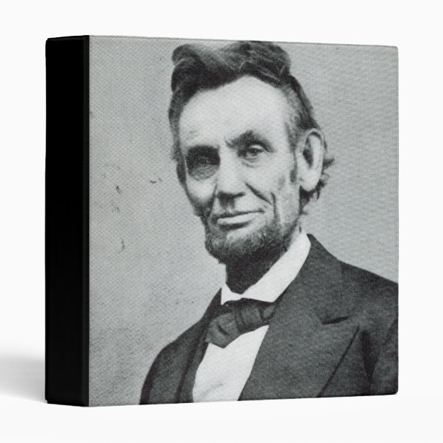 Portrait of Abe Lincoln 1 Binder (Front/Spine)