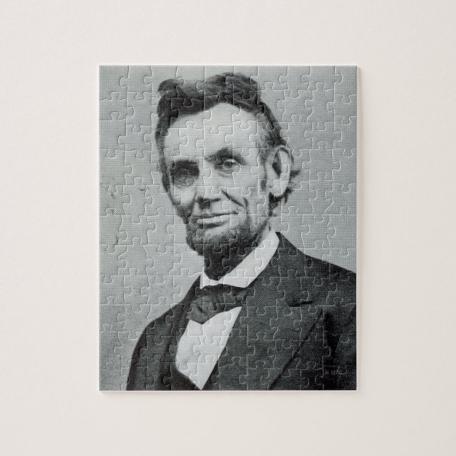 Portrait of Abe Lincoln 1 Jigsaw Puzzle (Vertical)