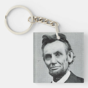 Portrait of Abe Lincoln 1 Keychain