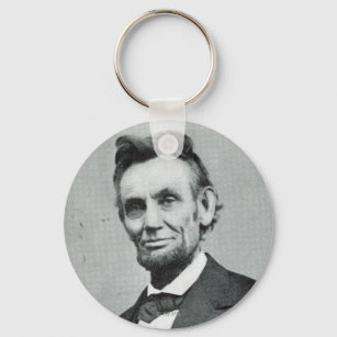 Portrait of Abe Lincoln 1 Keychain