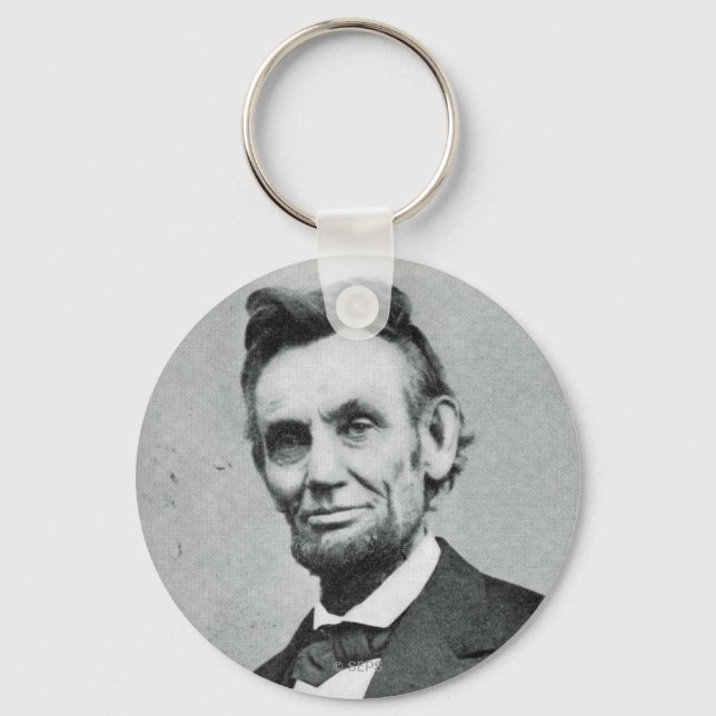 Portrait of Abe Lincoln 1 Keychain (Front)