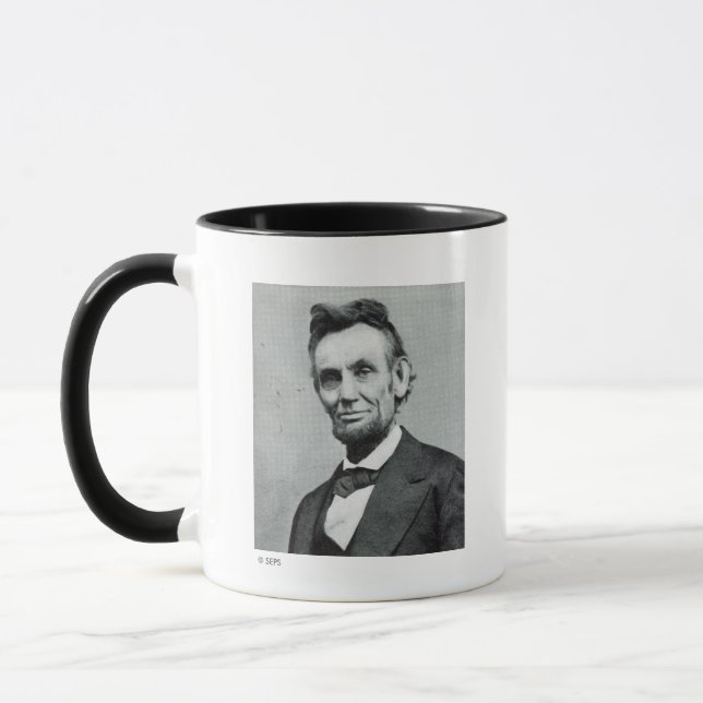 Portrait of Abe Lincoln 1 Mug (Left)