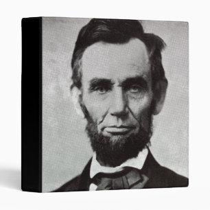 Portrait of Abe Lincoln 2 Binder
