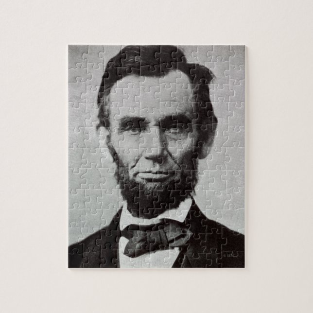 Portrait of Abe Lincoln 2 Jigsaw Puzzle (Vertical)
