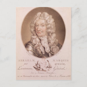 Portrait of Abraham Duquesne Postcard