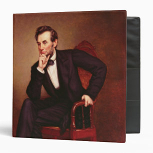 Portrait of Abraham Lincoln Binder