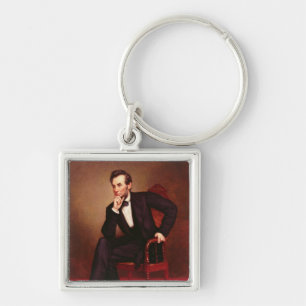 Portrait of Abraham Lincoln Keychain
