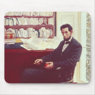 Portrait of Abraham Lincoln Mouse Pad