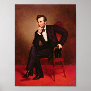 Portrait of Abraham Lincoln Poster