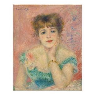 Portrait of Actress Jeanne Samary, Auguste Renoir Photo Print