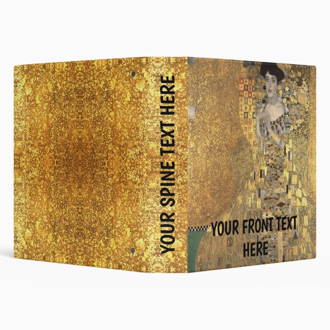 Portrait of Adele Bloch-Bauer 1, Klimt Art  Binder (Background)