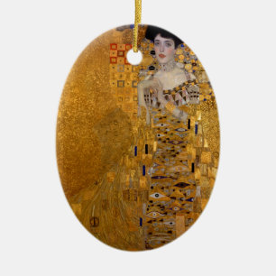 Portrait of Adele Bloch Bauer Ceramic Ornament