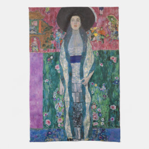 Portrait of Adele Bloch Bauer, Gustav Klimt Kitchen Towel