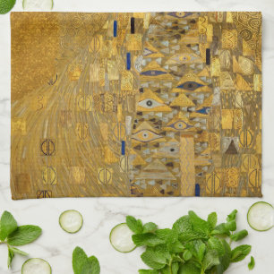 Portrait of Adele Bloch-Bauer I by Gustav Klimt Kitchen Towel