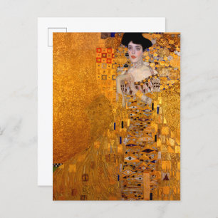 Portrait of Adele Bloch-Bauer I by Klimt Invitation Postcard
