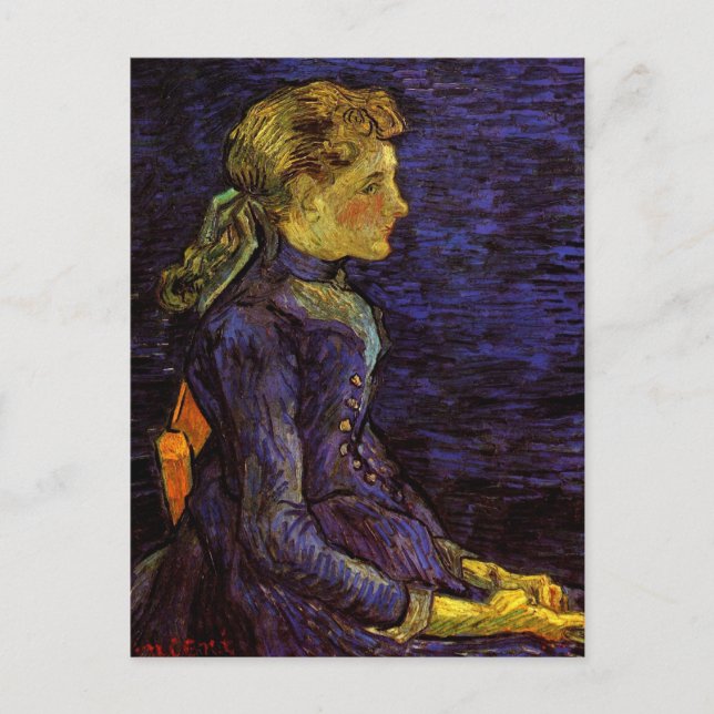 Portrait of Adeline Ravoux by Vincent van Gogh Postcard (Front)