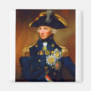 Portrait of Admiral Horatio Nelson Magnet
