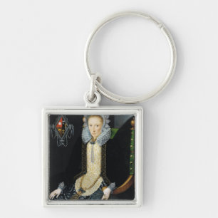 Portrait of Adriana van Nesse, 1611 Keychain