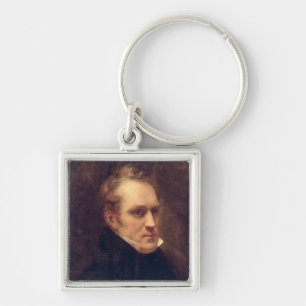 Portrait of Aimable-Guillaume-Prosper Brugiere Keychain