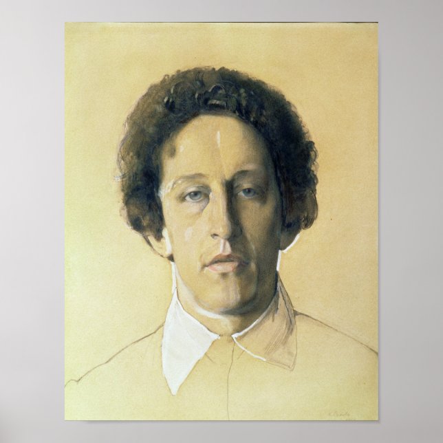 Portrait of Aleksandr Aleksandrovich Blok , 1907 Poster (Front)