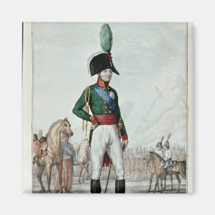 Portrait of Alexander I Pavlovich with his Army Magnet