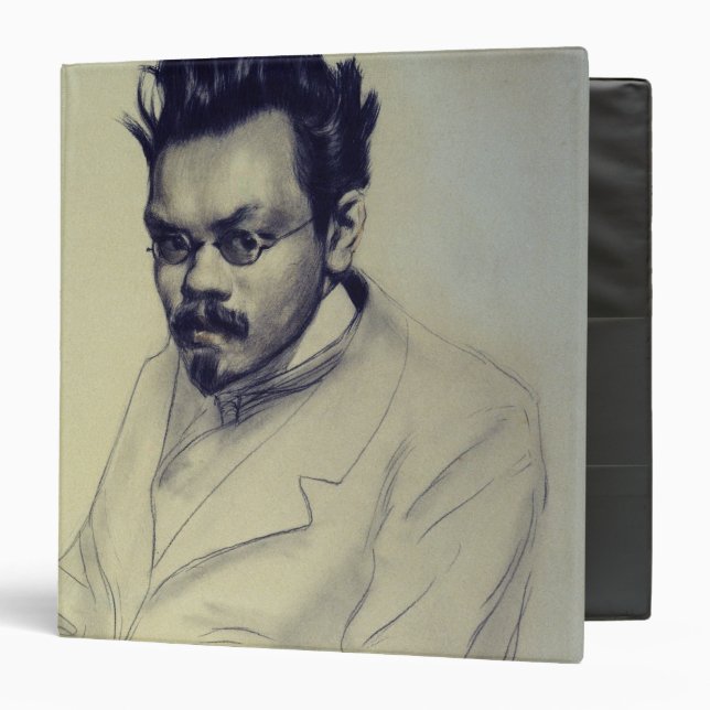 Portrait of Alexei M. Remizov, 1907 Binder (Front/Inside)