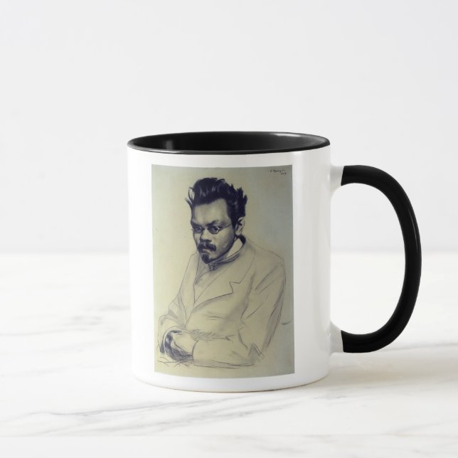 Portrait of Alexei M. Remizov, 1907 Mug (Right)