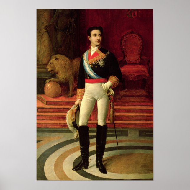 Portrait of Alfonso XII  1876 Poster (Front)
