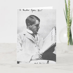 Portrait of Alfred Harmsworth, 1897 Card