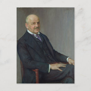 Portrait of Alfred Lichtwark  1912 Postcard