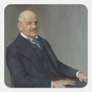 Portrait of Alfred Lichtwark 1912 Square Sticker