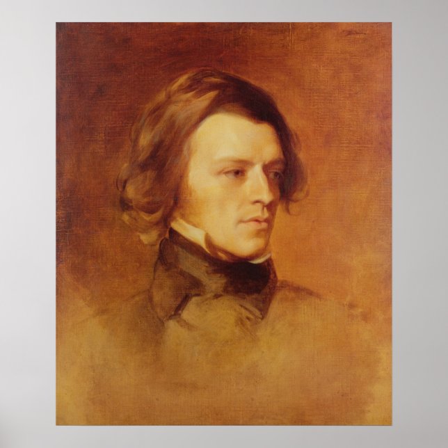 Portrait of Alfred Lord Tennyson Poster (Front)
